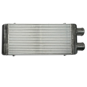 Ladeluftkühler 600x300x76mm Alu  - 76mm Anschlüsse auf einer Seite intercooler